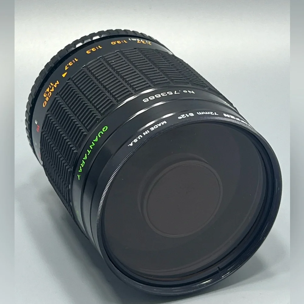 Quantaray 500 mm F:8 Macro Zoom Mirror Lens No. 753888 w/ Caps